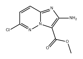 2-氨基-6-氯咪唑并[1,2-B]哒嗪-3-羧酸甲酯,2097358-11-5,结构式