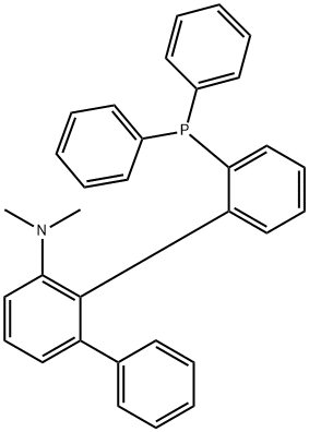 (R)-2''-(diphenylphosphanyl)-N,N-dimethyl-[1,1':2',1''-terphenyl]-3'-amine 结构式