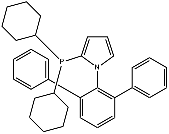 1-([1,1':3',1''-terphenyl]-2'-yl)-2-(dicyclohexylphosphanyl)-1H-pyrrole 结构式