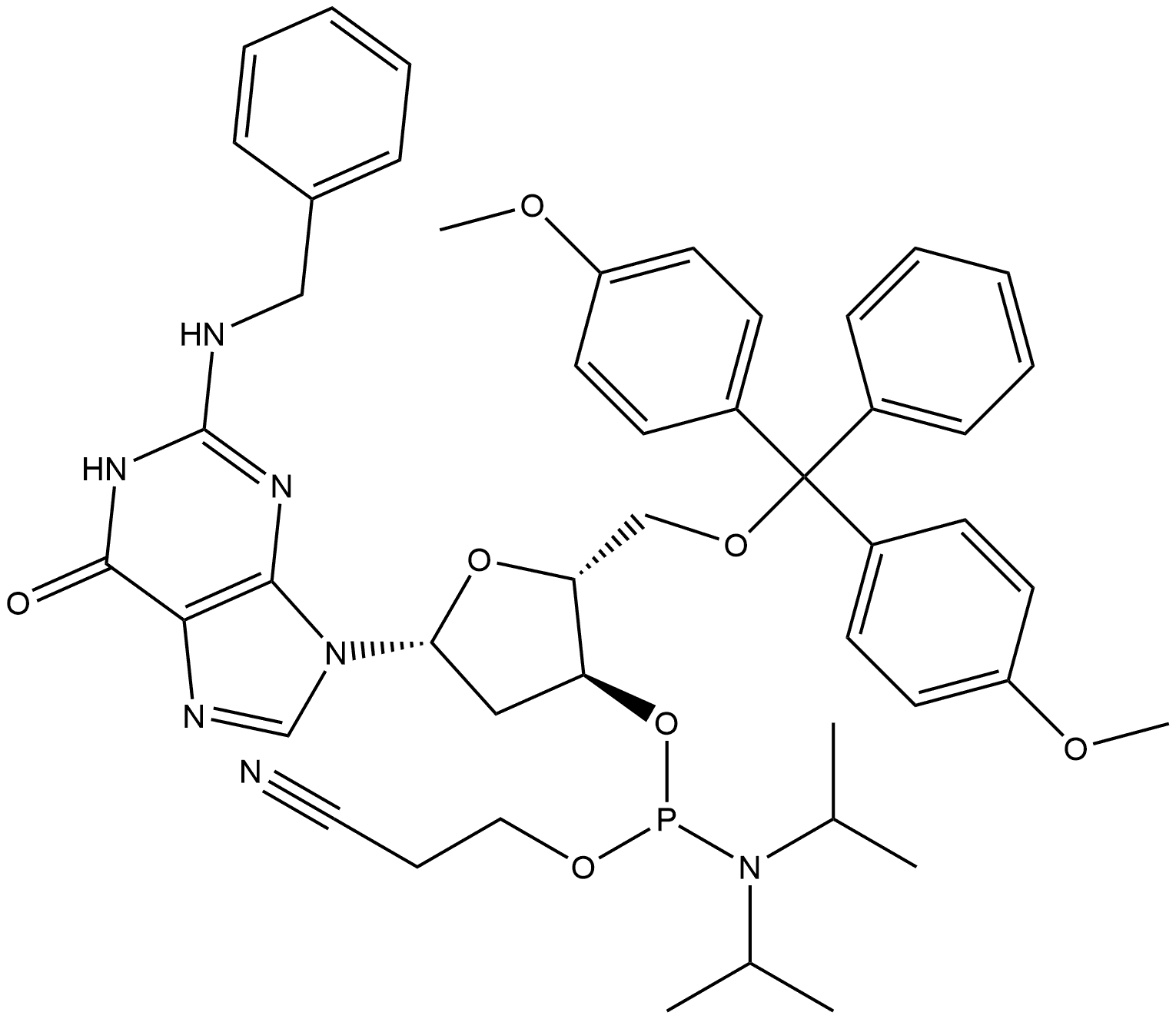 N2-Benzyl-2-deoxyguanosine CEP|N2-Benzyl-2-deoxyguanosine CEP
