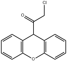2-氯-1-(9H-呫吨-9-基)乙-1-酮 结构式