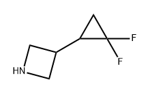 Azetidine, 3-(2,2-difluorocyclopropyl)- Structure