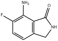1H-Isoindol-1-one, 7-amino-6-fluoro-2,3-dihydro- Structure