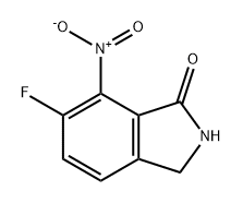 6-fluoro-7-nitroisoindoline-1-one Structure
