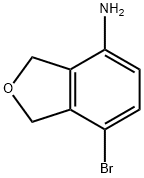 7-溴-1,3-二氢异苯并呋喃-4-胺, 2100836-97-1, 结构式