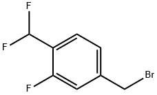 4-(溴甲基)-1-(二氟甲基)-2-氟苯 结构式