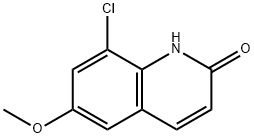 8-氯-6-甲氧基喹啉-2(1H)-酮, 2101658-58-4, 结构式