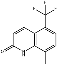 8-甲基-5-(三氟甲基)喹啉-2(1H)-酮 结构式