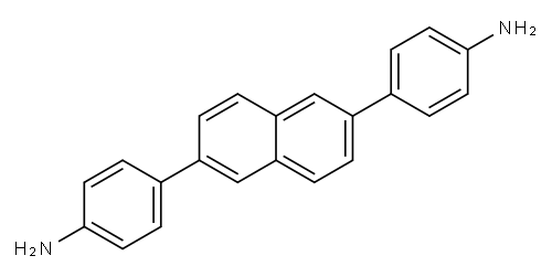 4,4'-(萘-2,6-二基)二苯胺,2102499-82-9,结构式
