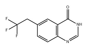 4(3H)-Quinazolinone, 6-(2,2,2-trifluoroethyl)- Structure