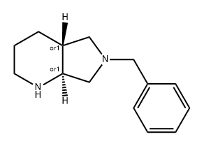 1H-Pyrrolo[3,4-b]pyridine, octahydro-6-(phenylmethyl)-, (4aR,7aS)-rel- Structure