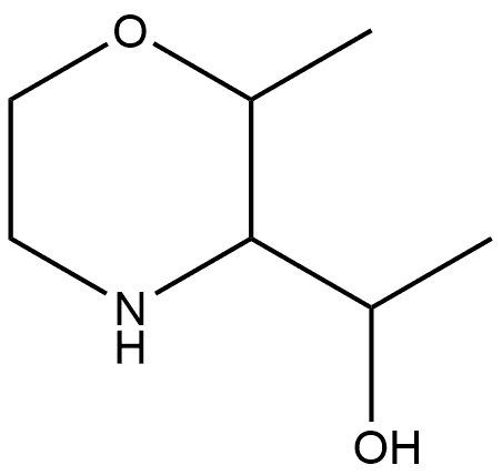 3-Morpholinemethanol,α,2-dimethyl- Structure