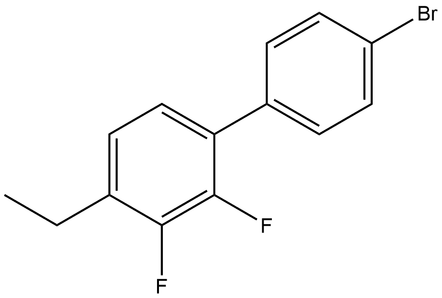 4'-Bromo-4-ethyl-2,3-difluoro-1,1'-biphenyl Structure