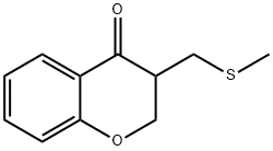 3-甲基硫甲基苯并二氢吡喃-4-酮,2104090-60-8,结构式