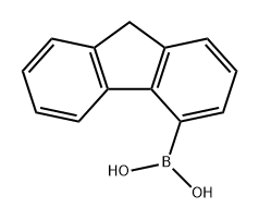 Boronic acid, B-9H-fluoren-4-yl- Structure
