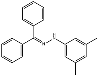 1-(3,5-二甲基苯基)-2-(二苯亚甲基)肼 结构式