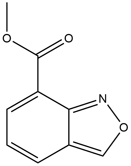 methyl benzo[c]isoxazole-7-carboxylate Struktur