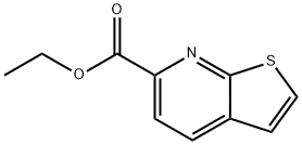 Thieno[2,3-b]pyridine-6-carboxylic acid, ethyl ester Structure