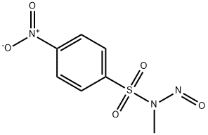 Benzenesulfonamide, N-methyl-4-nitro-N-nitroso- Structure