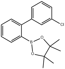1,3,2-Dioxaborolane, 2-(3'-chloro[1,1'-biphenyl]-2-yl)-4,4,5,5-tetramethyl-,2108676-55-5,结构式