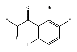 1-(2-Bromo-3,6-difluorophenyl)-2,2-difluoroethanone 结构式