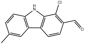 9H-Carbazole-2-carboxaldehyde, 1-chloro-6-methyl- Structure