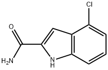 1H-Indole-2-carboxamide, 4-chloro-,21109-02-4,结构式