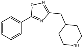 5-苯基-3-(哌啶-4-基甲基)-1,2,4-噁二唑, 2111334-17-7, 结构式