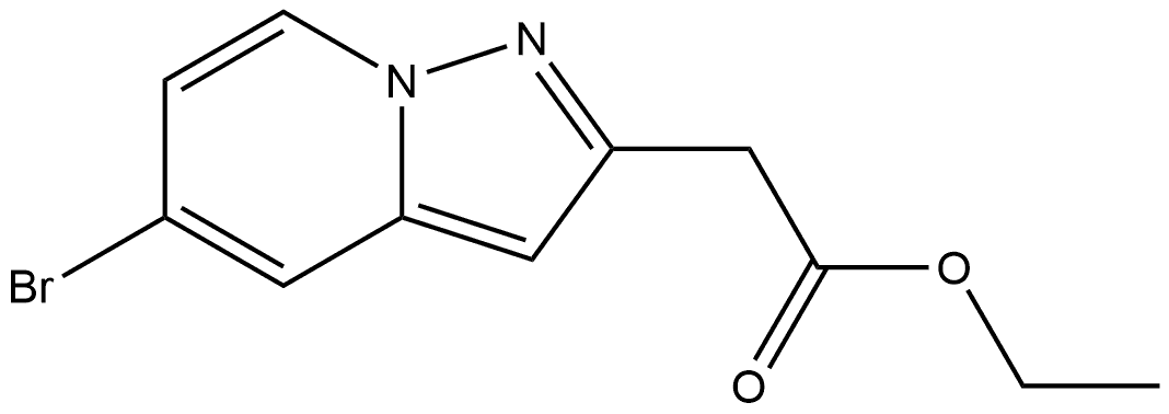 Ethyl 5-bromopyrazolo[1,5-a]pyridine-2-acetate Structure