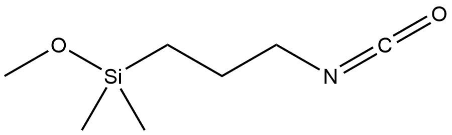 Isocyanatopropyldimethylmethoxysilane,21116-75-6,结构式