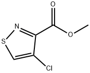 3-Isothiazolecarboxylic acid, 4-chloro-, methyl ester Struktur