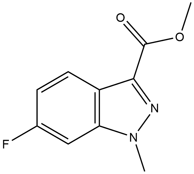 Methyl 6-fluoro-1-methyl-1H-indazole-3-carboxylate,2111794-98-8,结构式