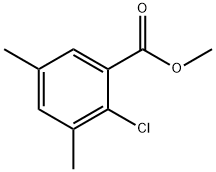 Methyl 2-chloro-3,5-dimethylbenzoate 结构式