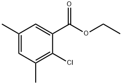 Ethyl 2-chloro-3,5-dimethylbenzoate 结构式