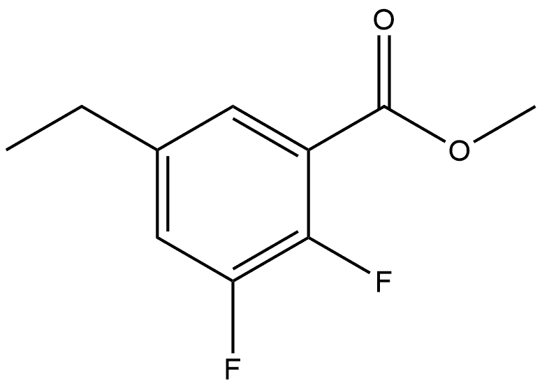 Methyl 5-ethyl-2,3-difluorobenzoate 结构式