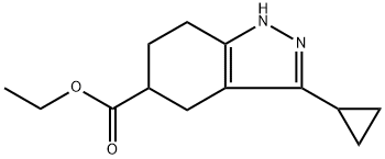 3-环丙基-4,5,6,7-四氢-1H-吲唑-5-甲酸乙酯, 2112893-68-0, 结构式