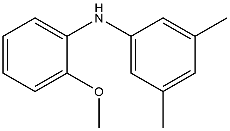 N-(2-Methoxyphenyl)-3,5-dimethylbenzenamine Structure