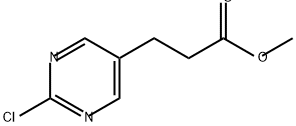3-(2-氯嘧啶-5-基)丙酸甲酯, 2113232-20-3, 结构式