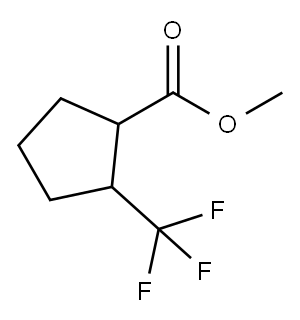 methyl 2-(trifluoromethyl)cyclopentane-1-carboxylate Structure