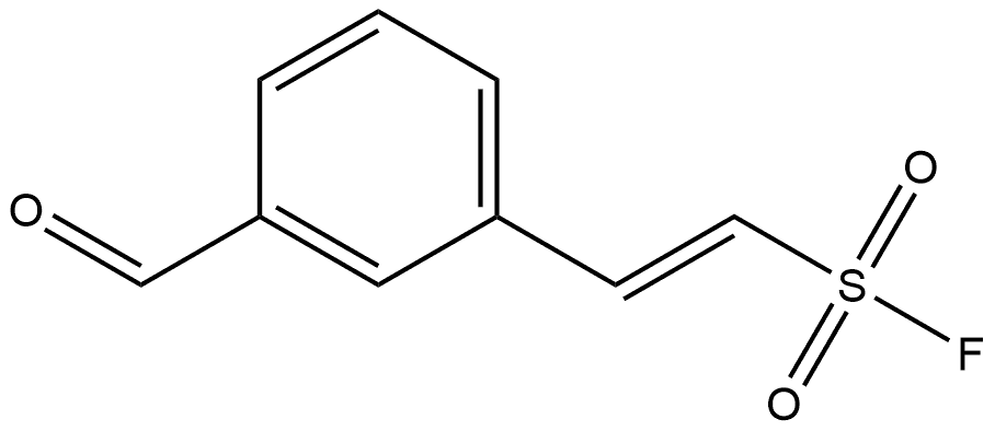 (1E)-2-(3-Formylphenyl)ethenesulfonyl fluoride Struktur