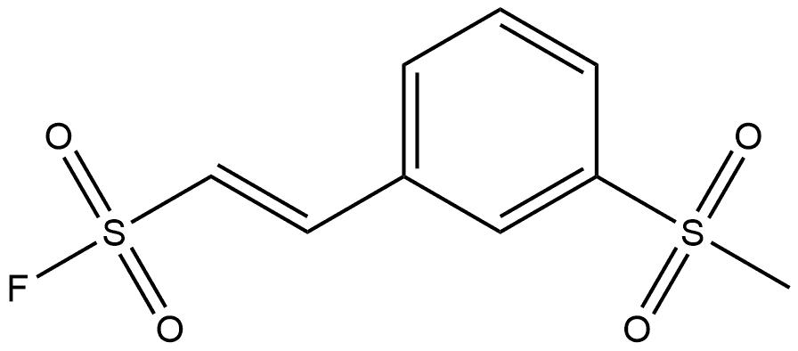 Ethenesulfonyl fluoride, 2-[3- Structure