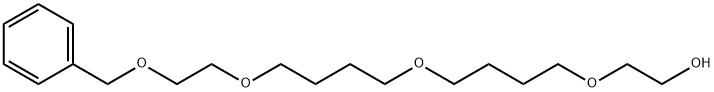 3,8,13,16-Tetraoxaheptadecan-1-ol, 17-phenyl- Structure