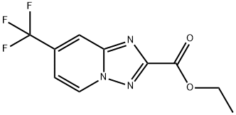 Ethyl 7-(trifluoromethyl)-[1,2,4]triazolo[1,5-a]pyridine-2-carboxylate,2116614-76-5,结构式