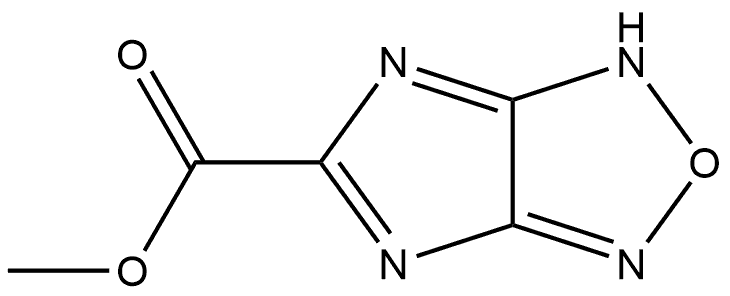 1H-咪唑并[4,5-C][1,2,5]噁二唑-5-甲酸甲酯, 2117111-71-2, 结构式