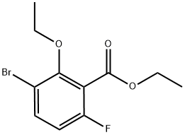 Ethyl 3-bromo-2-ethoxy-6-fluorobenzoate,2118592-69-9,结构式