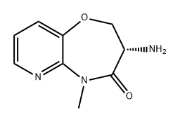 Pyrido[3,2-b][1,4]oxazepin-4(5H)-one, 3-amino-2,3-dihydro-5-methyl-, (3S)- Structure