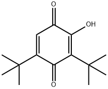 2,5-Cyclohexadiene-1,4-dione, 3,5-bis(1,1-dimethylethyl)-2-hydroxy- Struktur