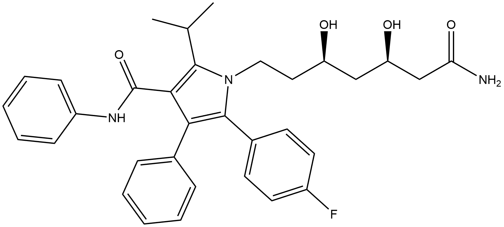 Atorvastatin Impurity 118, 2125501-02-0, 结构式