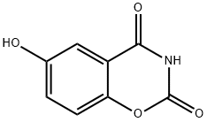 2H-1,3-Benzoxazine-2,4(3H)-dione, 6-hydroxy- Struktur