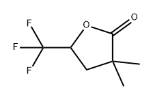 2(3H)-Furanone, dihydro-3,3-dimethyl-5-(trifluoromethyl)- Structure